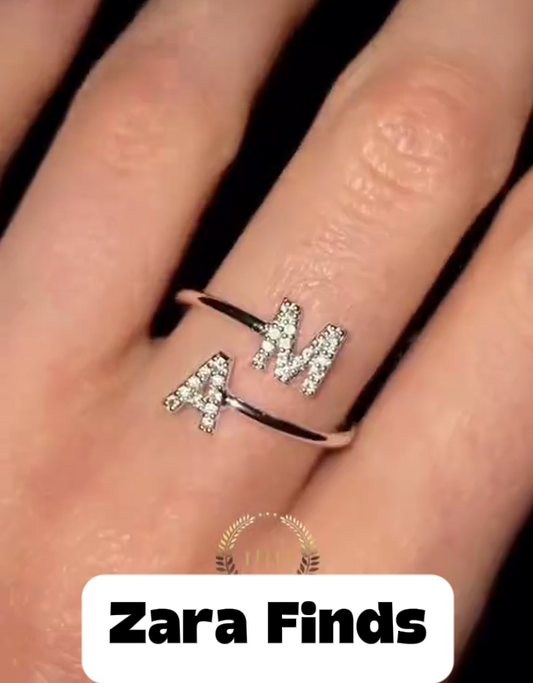 Custom initials Ring